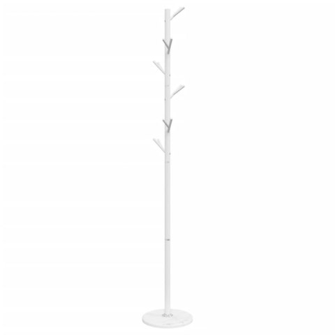 WIESZAK NA PŁASZCZE BIAŁY 175CM MALOWANE PROSZKOWO ŻELAZO