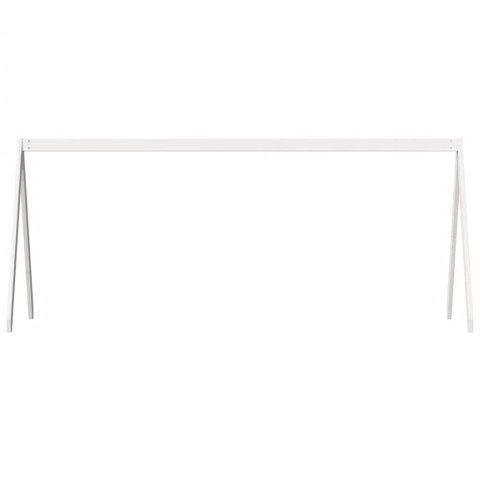 DASZEK DO ŁÓŻKA DZIECIĘCEGO BIAŁY 199X95,5X88CM SOSNOWY