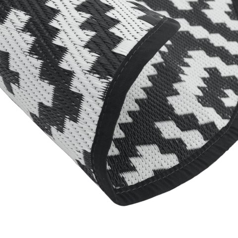 DYWAN NA ZEWNĄTRZ ARAKIL BIAŁO-CZARNY Ø160CM PP