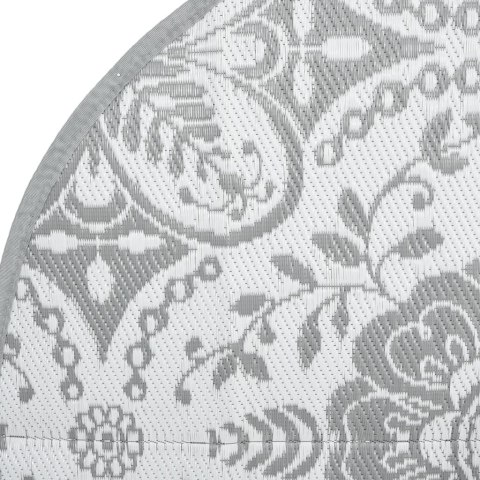 DYWAN NA ZEWNĄTRZ ARAKIL JASNOSZARY Ø120CM PP