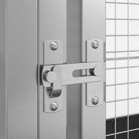 WOLIERA PTASZARNIA KLATKA DLA PTAKÓW 210,5X107X212CM STAL