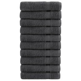 RĘCZNIKI PREMIUM SOLUND 10 SZT. ANTRACYTOWE 70X140CM