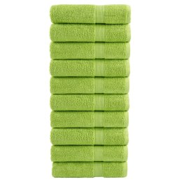 RĘCZNIKI PREMIUM SOLUND 10 SZT. ZIELONE 50X100CM 600 G/CM²