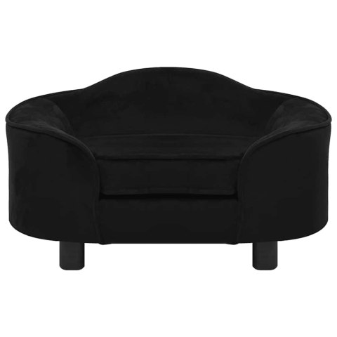 SOFA DLA PSA CZARNA 67X47X36CM PLUSZOWA