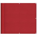 PARAWAN BALKONOWY CZERWONY 90X700CM 100% POLIESTER OXFORD