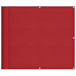PARAWAN BALKONOWY CZERWONY 90X700CM 100% POLIESTER OXFORD