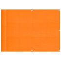 PARAWAN BALKONOWY POMARAŃCZOWY 75X800CM 100% POLIESTER OXFORD