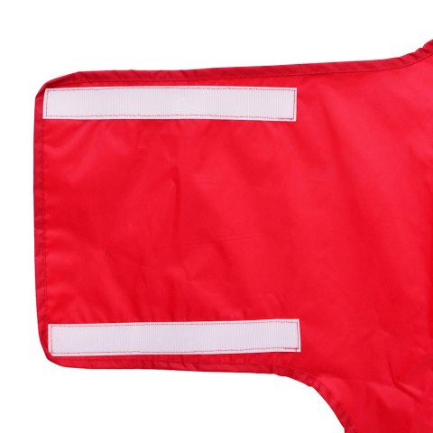 VidaXL Płaszcz przeciwdeszczowy dla psa z odblaskowymi paskami