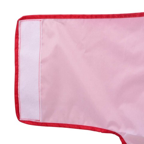 VidaXL Płaszcz przeciwdeszczowy dla psa z odblaskowymi paskami