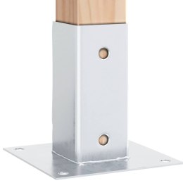 PODSTAWY SŁUPKÓW STAL OCYNK NA ALTANY PORĘCZE OGRODZENIA 12 SZT.