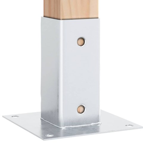 PODSTAWY SŁUPKÓW STAL OCYNK NA ALTANY PORĘCZE OGRODZENIA 12 SZT.