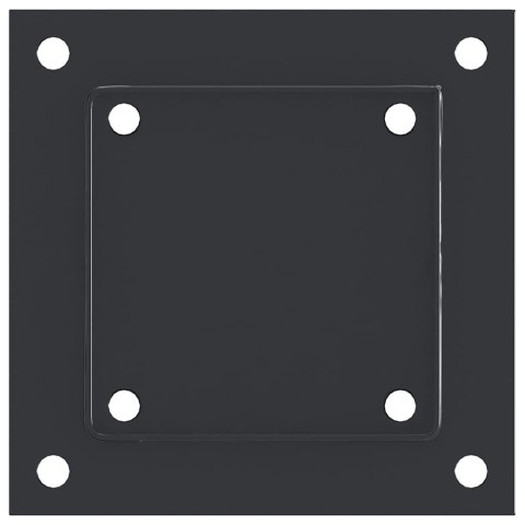 PODSTAWY SŁUPKÓW STAL OCYNK NA ALTANY PORĘCZE OGRODZENIA 4 SZT. 101X101MM