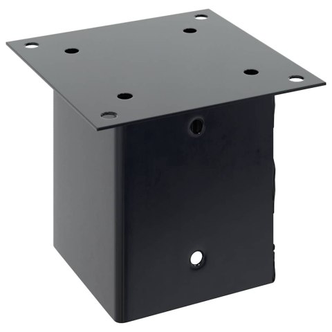 PODSTAWY SŁUPKÓW STAL OCYNK NA ALTANY PORĘCZE OGRODZENIA 4 SZT. 121X121MM