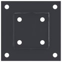 PODSTAWY SŁUPKÓW STAL OCYNK NA ALTANY PORĘCZE OGRODZENIA 4 SZT. 81X81MM