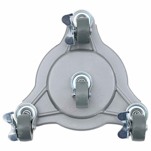 ROLKI MEBLOWE 4 SZT. Z PODNOŚNIKIEM 19X17,5X6CM STAL 1000KG