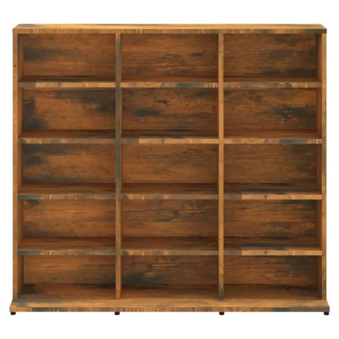 SZAFKA NA PŁYTY CD PRZYDYMIONY DĄB 100X23X89,5CM