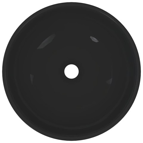 UMYWALKA POŁYSK CZARNY Ø28X10CM CERAMICZNA