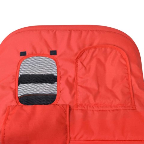 WÓZEK SPACEROWY DLA BLIŹNIAKÓW CZERWONY I CZARNY