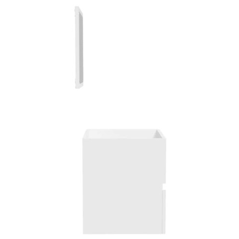 SZAFKA ŁAZIENKOWA Z LUSTREM BIAŁA