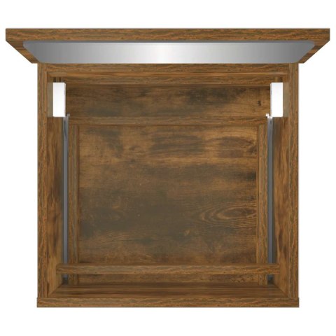 SZAFKA ŁAZIENKOWA Z LUSTREM PRZYDYMIONY DĄB