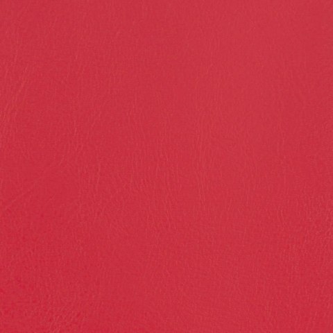 FOTEL KLUBOWY Z PODNÓŻKIEM CZERWONY OBITY SZTUCZNĄ SKÓRĄ