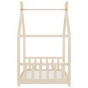 RAMA ŁÓŻKA DZIECIĘCEGO LITE DREWNO SOSNOWE 90X 200CM