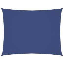 ŻAGIEL PRZECIWSŁONECZNY WODOODPORNY OGRODOWY MARKIZA TARAS 3X6M NIEBIESKI