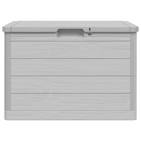 OGRODOWA SKRZYNIA NA PODUSZKI SZARA 77,5X44,5X53CM PP