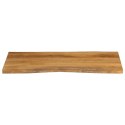 BLAT STOŁU 110X60X2,5CM NATURALNA KRAWĘDŹ LITE DREWNO MANGO