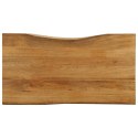 BLAT STOŁU 110X60X2,5CM NATURALNA KRAWĘDŹ LITE DREWNO MANGO