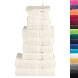 12-CZ. ZESTAW RĘCZNIKÓW PREMIUM SOLUND KREMOWY 600 G/CM²