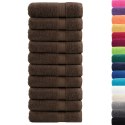 RĘCZNIKI PREMIUM SOLUND 10 SZT. BRĄZOWE 50X100CM