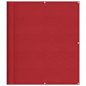 PARAWAN BALKONOWY CZERWONY 120X700CM 100% POLIESTER OXFORD
