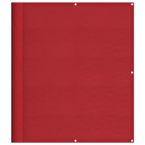 PARAWAN BALKONOWY CZERWONY 120X700CM 100% POLIESTER OXFORD