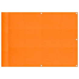 PARAWAN BALKONOWY POMARAŃCZOWY 75X1000CM 100% POLIESTER OXFORD