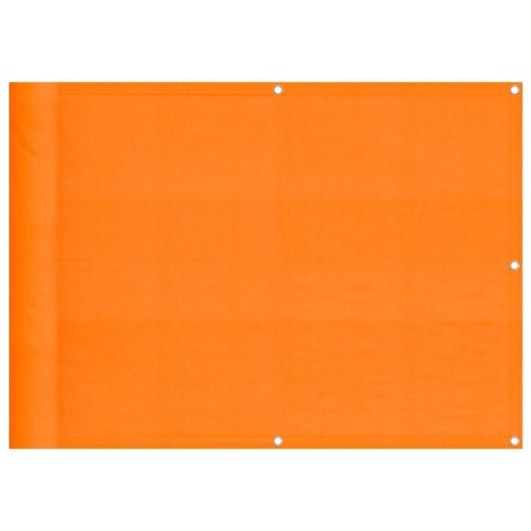 PARAWAN BALKONOWY POMARAŃCZOWY 75X1000CM 100% POLIESTER OXFORD