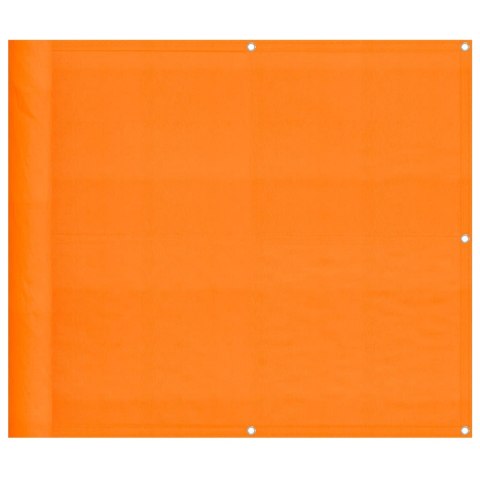 PARAWAN BALKONOWY POMARAŃCZOWY 90X800CM 100% POLIESTER OXFORD