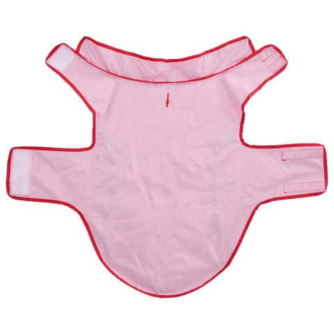 VidaXL Płaszcz przeciwdeszczowy dla psa z odblaskowymi paskami