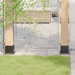 PODSTAWY SŁUPKÓW STAL OCYNK NA ALTANY PORĘCZE OGRODZENIA 12 SZT. 141X141MM