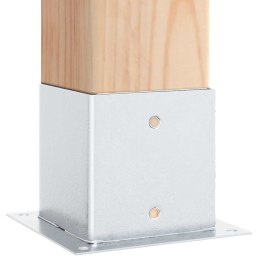 PODSTAWY SŁUPKÓW STAL OCYNK NA ALTANY PORĘCZE OGRODZENIA 4 SZT.