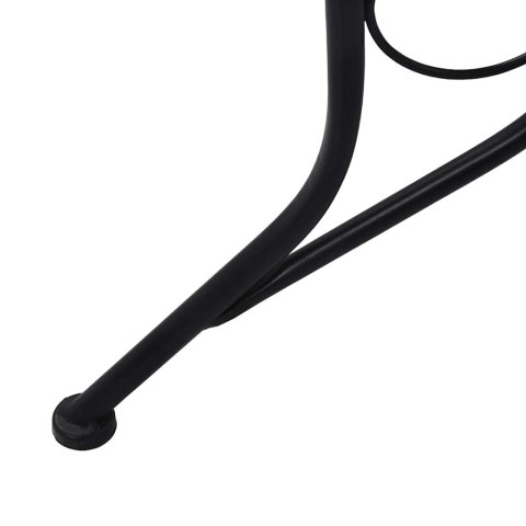 MOZAIKOWY STOLIK BISTRO SZARY 60CM CERAMICZNY