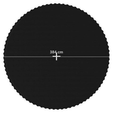 MATA DO SKAKANIA DO TRAMPOLINY 4,27M CZARNA OKRĄGŁA