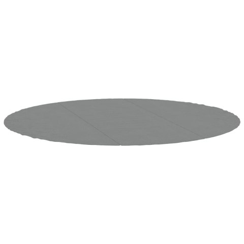 MATA POD BASEN JASNOSZARA Ø396CM GEOWŁÓKNINA POLIESTROWA