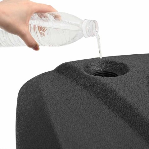 CIĘŻKA PODSTAWA Z KÓŁKAMI POD PARASOL OGRODOWY NA WODĘ LUB PIASEK