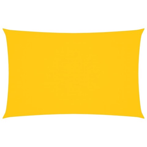 PROSTOKĄTNY ŻAGIEL OGRODOWY TKANINA OXFORD 2,5X5M ŻÓŁTY