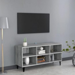 SZAFKA POD TV METALOWE NÓŻKI SZARY DĄB SONOMA 103,5X30X50CM