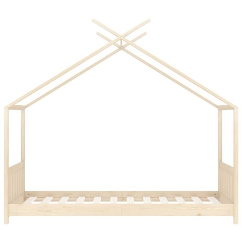 RAMA ŁÓŻKA DZIECIĘCEGO LITE DREWNO SOSNOWE 80X 160CM