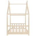 RAMA ŁÓŻKA DZIECIĘCEGO LITE DREWNO SOSNOWE 80X 160CM