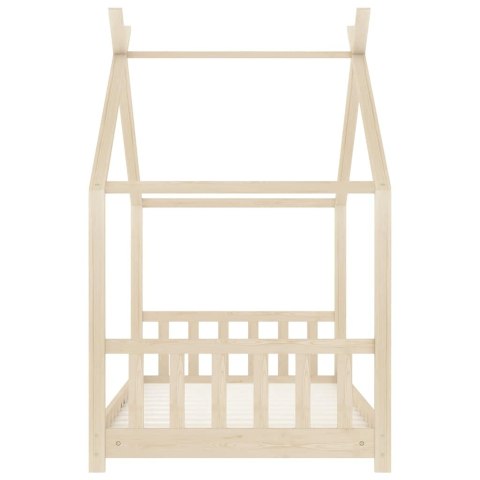 RAMA ŁÓŻKA DZIECIĘCEGO LITE DREWNO SOSNOWE 80X 160CM