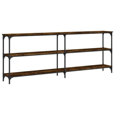 STOLIK KONSOLOWY PRZYDYMIONY DĄB 200X29X75CM